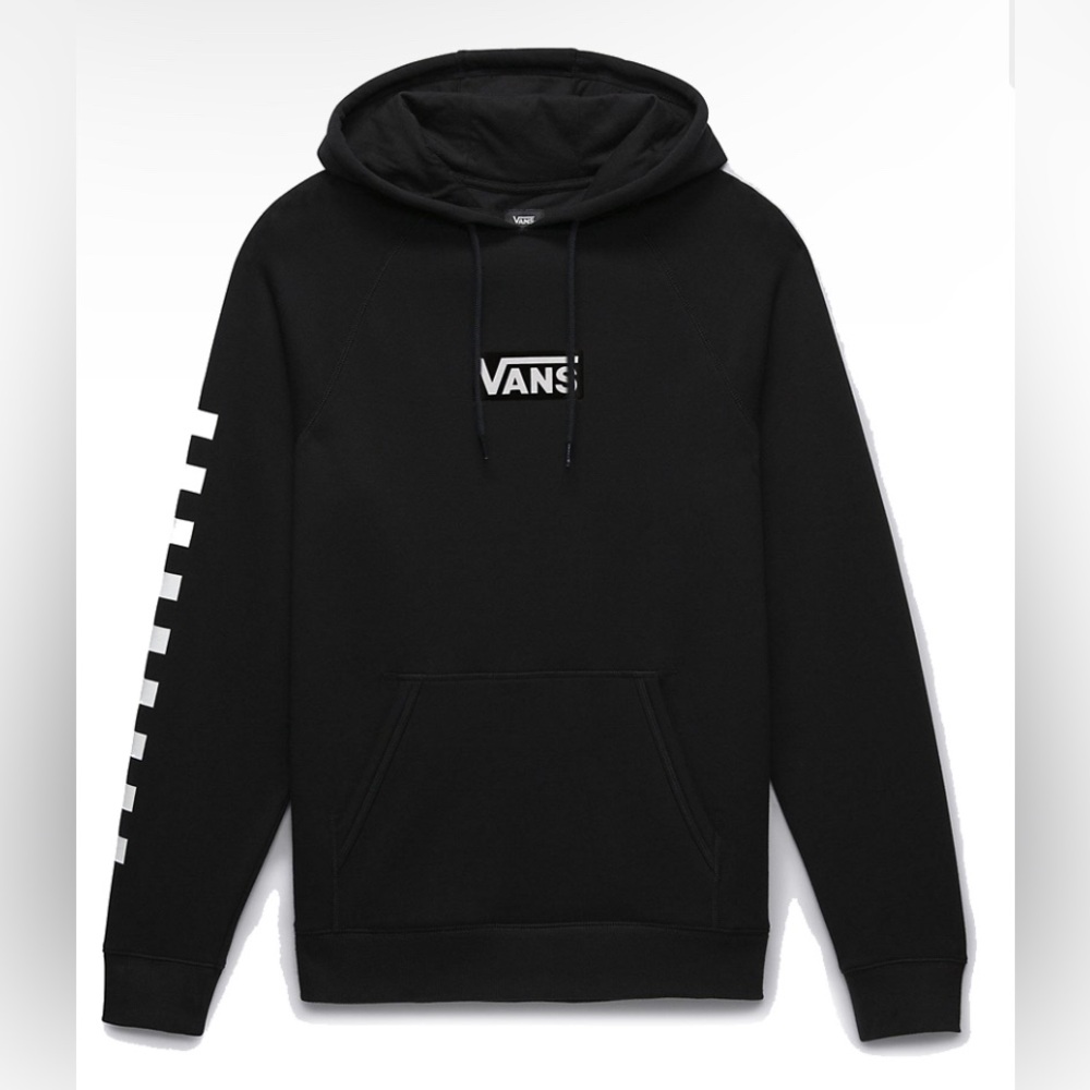 Women's Vans Versa Blouson Black Checkerboard Hoodie  Medium